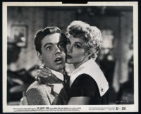 Linda Christian and Bobby Driscoll in The Happy Time.