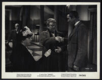 James Stewart, Josephine Hull and an unidentified actor in a scene from Harvey