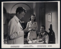 James Stewart, Peggy Dow, and Charles Drake in a scene from Harvey