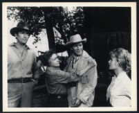 Debbie Reynolds, Gregory Peck, Thelma Ritter, and Robert Preston in How the West Was Won