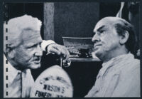 Spencer Tracy and Fredric March in Inherit the Wind.