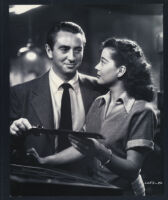 Macdonald Carey and Gail Russell in The Lawless
