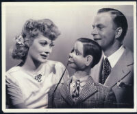 Lucille Ball and Edgar Bergen in Look Who's Laughing