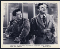 Gregory Peck and Robert Preston in The Macomber Affair