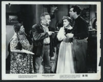Irene Dunne, Fred MacMurray, William Demarest, and another cast member in Never a Dull Moment