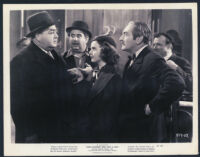 Eugene Pallette, Billy Gilbert, Deanna Durbin, and Adolphe Menjou in One Hundred Men And A Girl