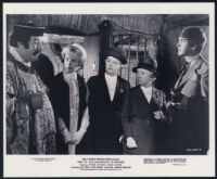 Peter Ustinov, Helen Hayes, Natasha Pyne, Joan Sims, and Derek Nimmo in One of Our Dinosaurs Is Missing