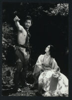 Toshiro Mifune and Machiko Kyo in Rashomon