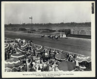 Horse race scene from Salty O'Rourke