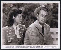 Gail Russell and Alan Ladd in a scene from Salty O'Rourke