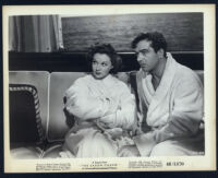 Susan Hayward and John Payne in a scene from The Saxon Charm