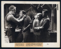 Walter Brennan, Robert Karnes, June Haver and Lon McCallister in a scene from Scudda Hoo! Scudda Hay!