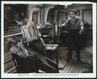 Barry Fitzgerald, Alexander Knox and Edward G. Robinson in Sea Wolf