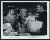 Jeanne Crain-Mamie Van Doren and Keith Andes in The Second Greatest Sex