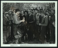 Cast members in a scene from Sergeant York