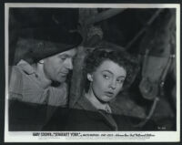 Gary Cooper and Joan Leslie in a scene from Sergeant York