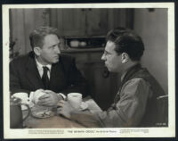 Spencer Tracy and Hume Cronyn in a scene from The Seventh Cross