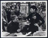 Spencer Tracy and Agnes Moorehead in a scene from The Seventh Cross