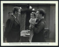 Spencer Tracy, Gigi Perreau and Hume Cronyn in a scene from The Seventh Cross