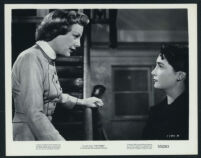 June Allyson and Joy Page in a scene from The Shrike