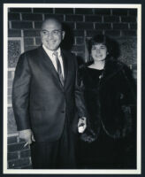 Telly Savalas and wife at industry screening of The Slender Thread