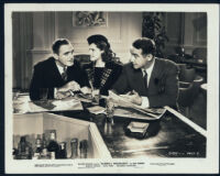 Pat O'Brien, Ruth Terry, and Broderick Crawford in Slightly Honorable