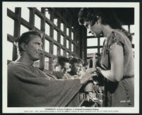 Kirk Douglas and Jean Simmons in Spartacus