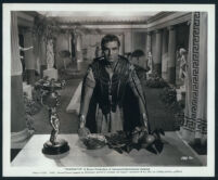 Laurence Olivier in a scene from Spartacus