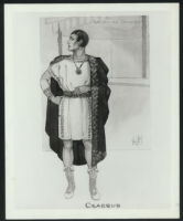 Costume Design sketch for Crassus by Irene Valles, Spartacus