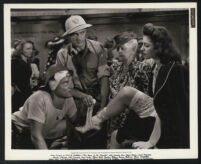 Renny McEvoy, Gary Cooper, and Barbara Britton in The Story Of Dr. Wassell