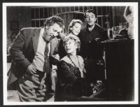Peter Ustinov, Glynis Johns, Deborah Kerr, and Robert Mitchum in The Sundowners