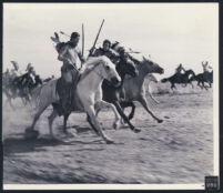 Indians riding horseback in Raoul Walsh's They Died With Their Boots On