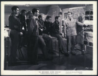 Stephen McNally, Don Defore, Tim Murdock, Robert Walker, Van Johnson, and others in Thirty Seconds Over Tokyo