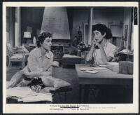 Maggie McNamara and Dorothy McGuire in Three Coins in the Fountain