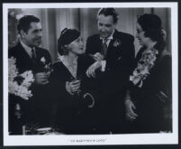 Warner Baxter, Claire Trevor, Ian Hunter, and Myrna Loy in To Mary With Love