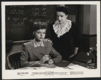 Betty Field and Agnes Moorehead in Tomorrow The World