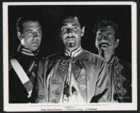 John Payne, Philip Reed, and Howard Da Silva in Tripoli