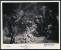 James Mason and other cast members in 20,000 Leagues Under the Sea