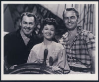 Brian Donlevy, Esther Fernandez, and Alan Ladd in Two Years Before The Mast