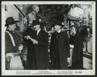 Ben Johnson, Ward Bond, Harry Carey, and others in Wagonmaster