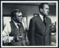 Thomas Mitchell and George Sanders in While The City Sleeps