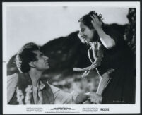 Merle Oberon and Laurence Olivier in Wuthering Heights