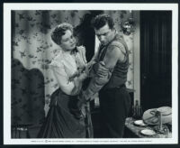 Stephen McNally and Alexis Smith in Wyoming Mail