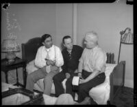 Eugene Biscailuz, Dr. Ralph Wagner, and J.E.P Dunn, Los Angeles, 1930s