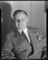 Portrait of federal judge James Francis Thaddeus O'Connor, Los Angeles, 1930s