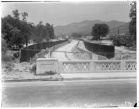 Verdugo Wash, site of one of three major flood control projects begun by the U.S. Army, Glendale, 1936