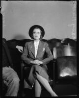 Heiress Nancy Pierson Brooks Macy Brill, Los Angeles, 1937