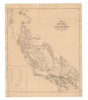 Map of public surveys in California : to accompany report of Surveyor Genl., 1858
