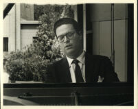 Leon Fleisher at the piano, 1959 [descriptive]