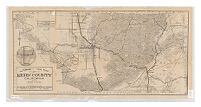 Automobile road map of Kern County, California
